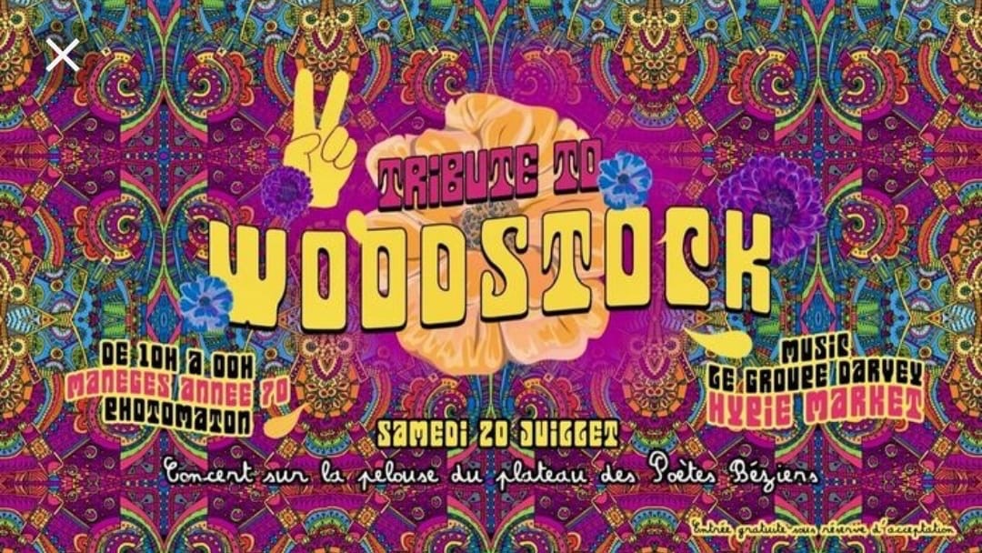 Festival Woodstock Juillet 2019